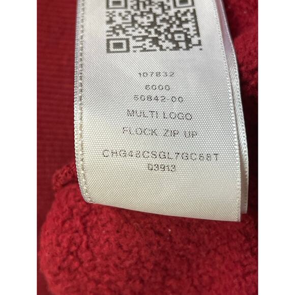 True Religion Men's Classic Logo Graphic Full Zip Hoodie Red, SP - Picture 4 of 7